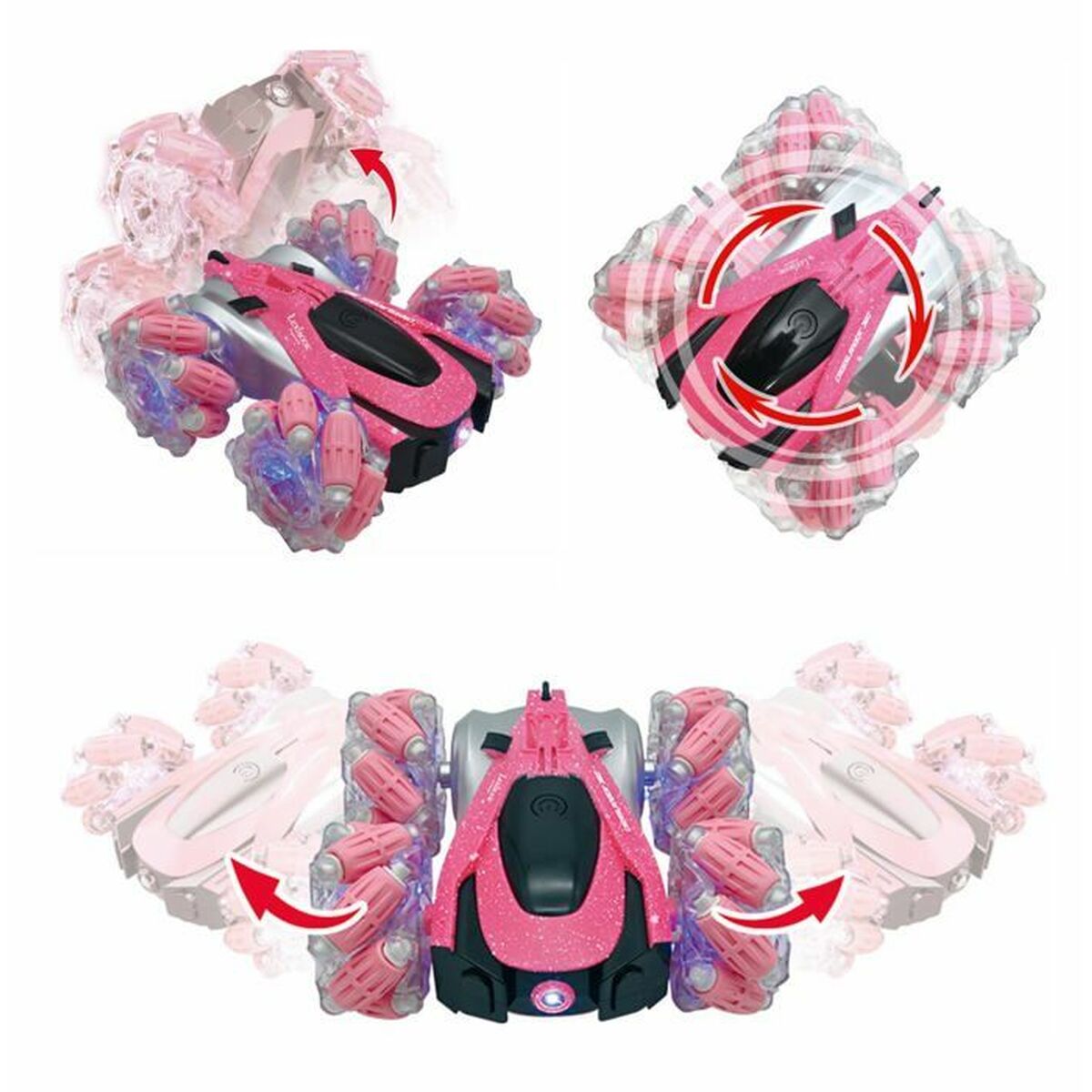 Radiostyrd bil Lexibook Crosslander 360 Rosa/Svart - 3