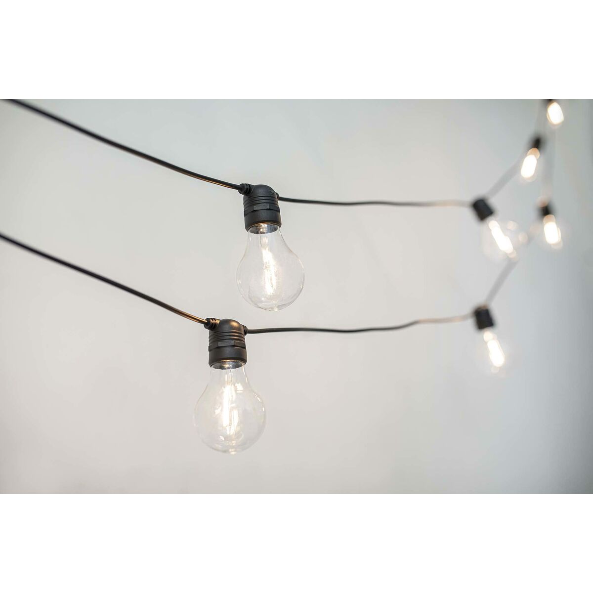 LED-krans New Garden Allegra Svart 8 m E27 10 350 lm - 4