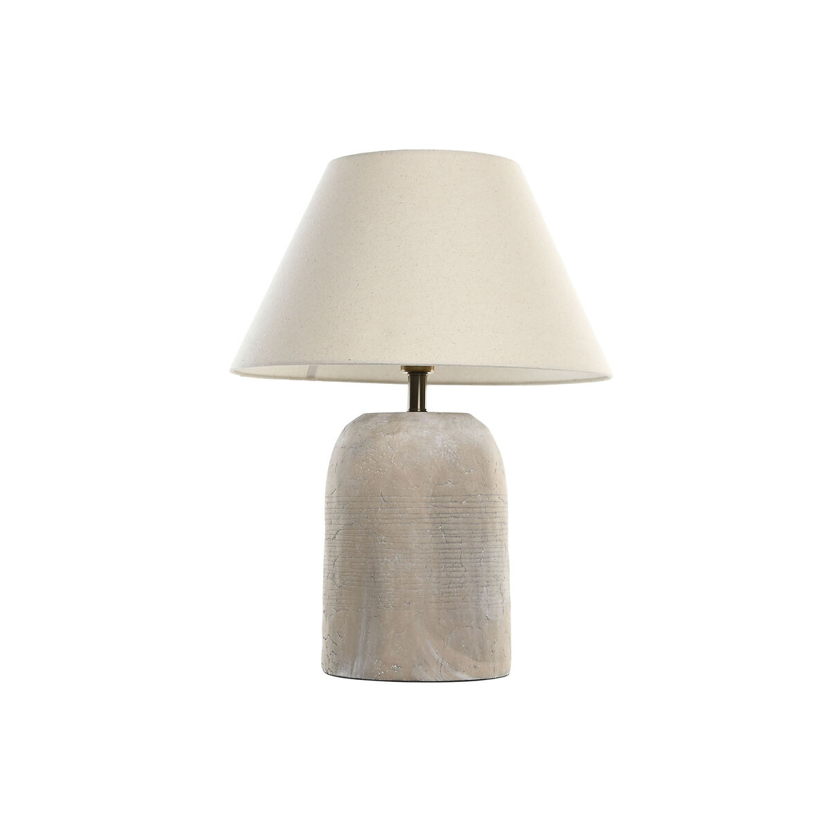 Bordslampa Home ESPRIT Beige Grå 50 W 220 V