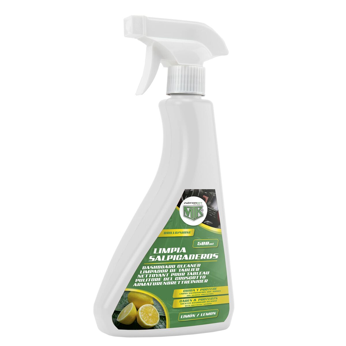 Rengöringsmedel för instrumentpaneler Motorkit MOT10321 Citron 500 ml - 3