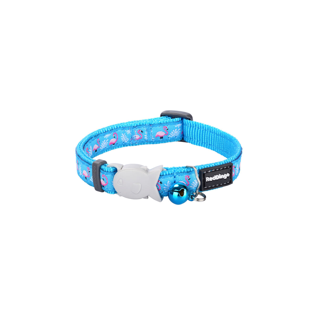 Hundhalsband Red Dingo STYLE FLAMINGO Turkos - 7