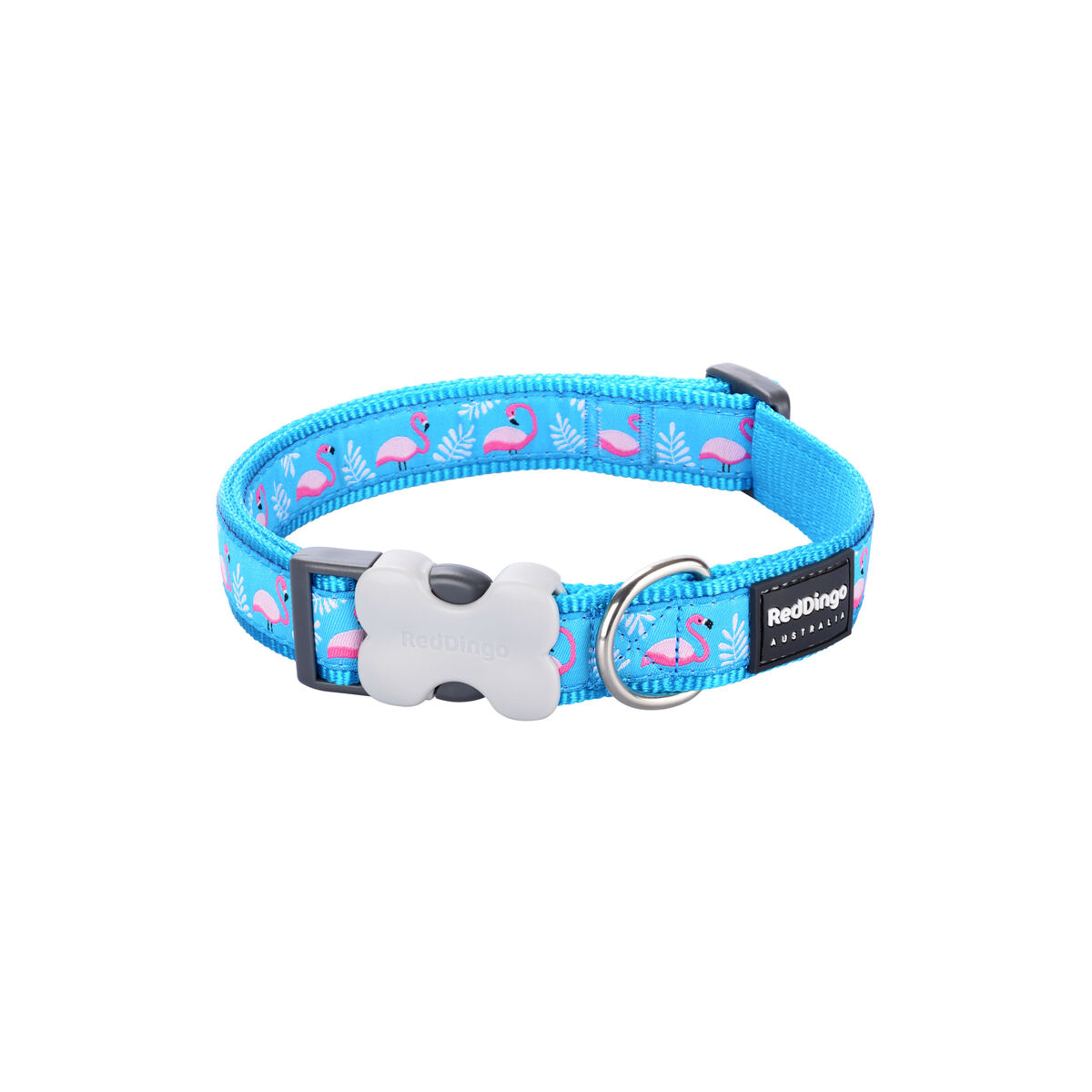 Hundhalsband Red Dingo STYLE FLAMINGO Turkos - 4