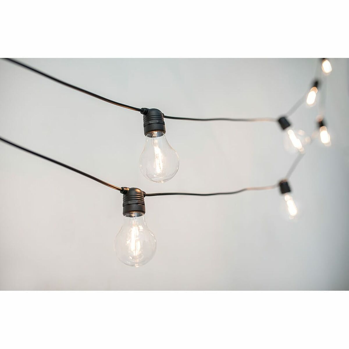 LED-krans New Garden Allegra 8 m 10 Vit/Svart Sol - 4