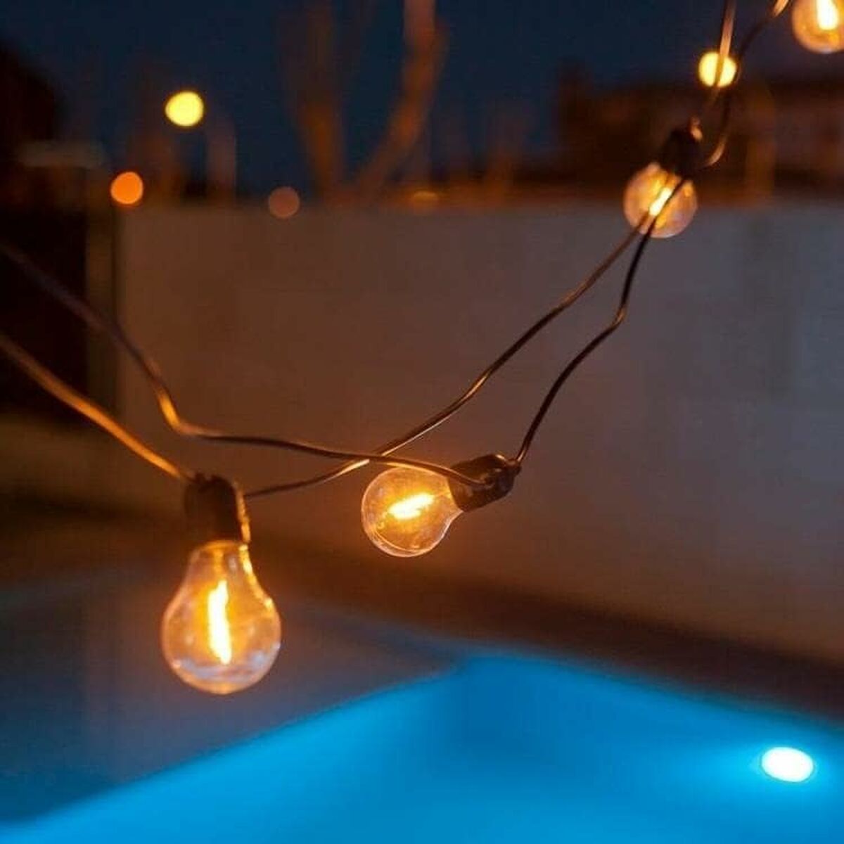 LED-krans New Garden Allegra 8 m 10 Vit/Svart Sol - 2