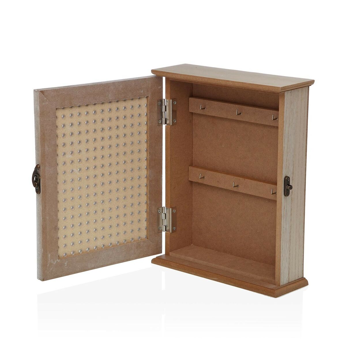 Nyckelskåp Versa Vit Trä MDF 7 x 27 x 21,5 cm - 3