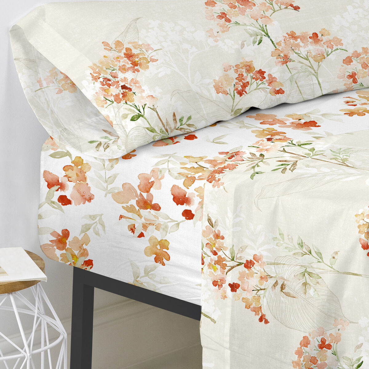 Inpassat underlakan HappyFriday Riomaggiore Multicolour 160 x 200 x 32 cm - 2