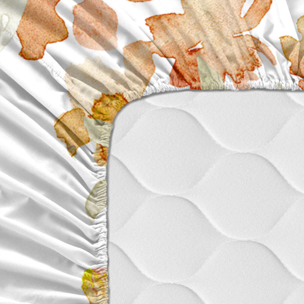 Inpassat underlakan HappyFriday Riomaggiore Multicolour 160 x 200 x 32 cm - 3