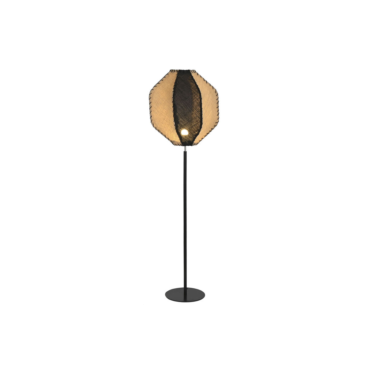 Golvlampa Home ESPRIT Svart Dvobarvna 25 W 230 V 50 x 50 x 165 cm - 2