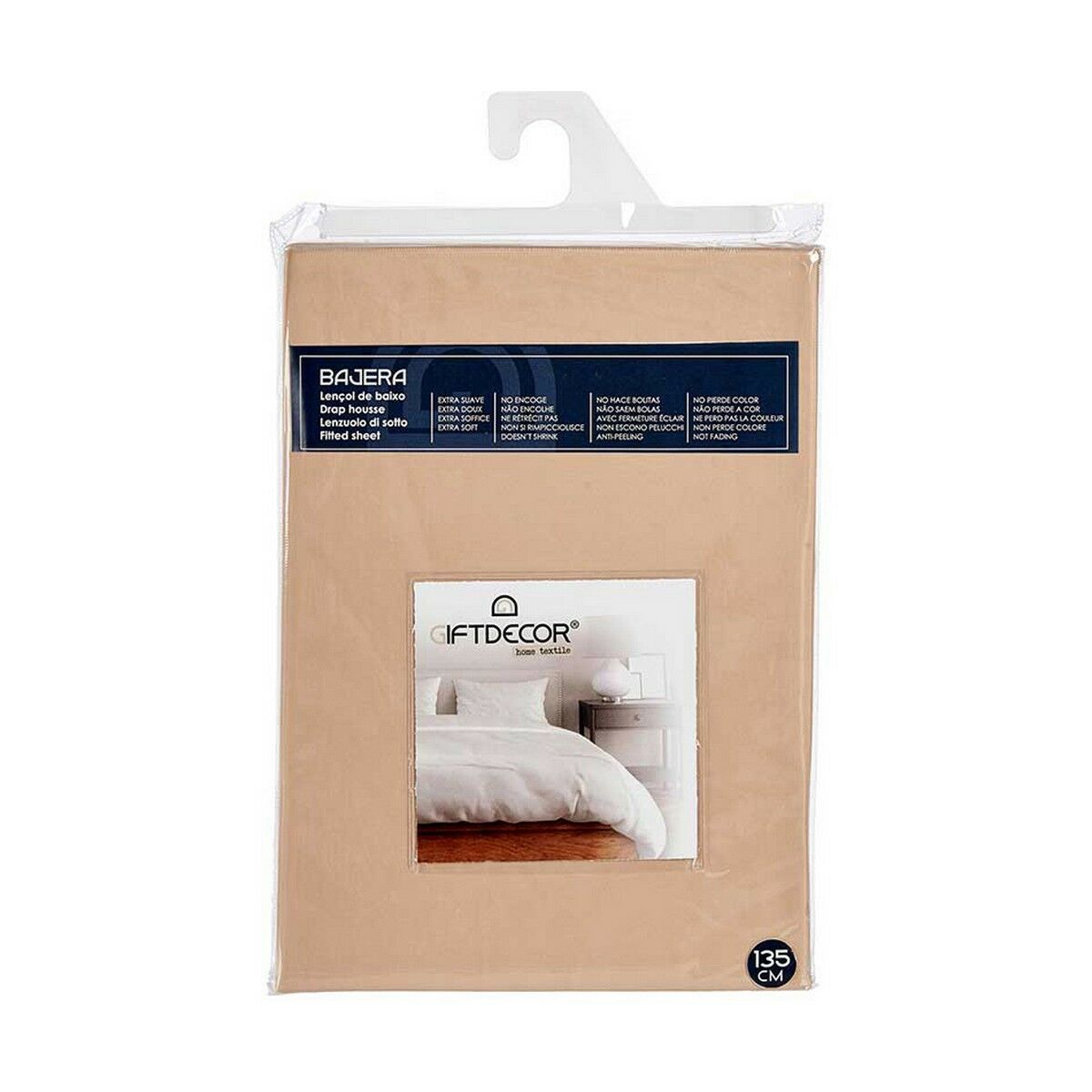 Underlakan Gift Decor Beige 135 cm (12 antal) - 4