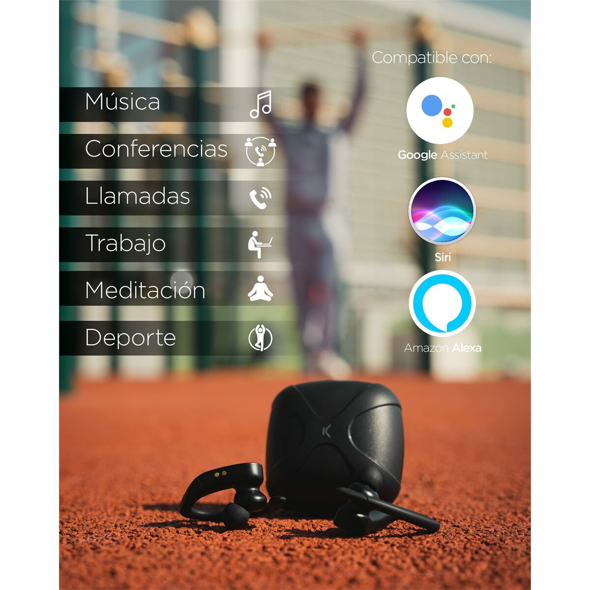 Sporthörlurar KSIX Sport Buds 2 700 mAh - 13