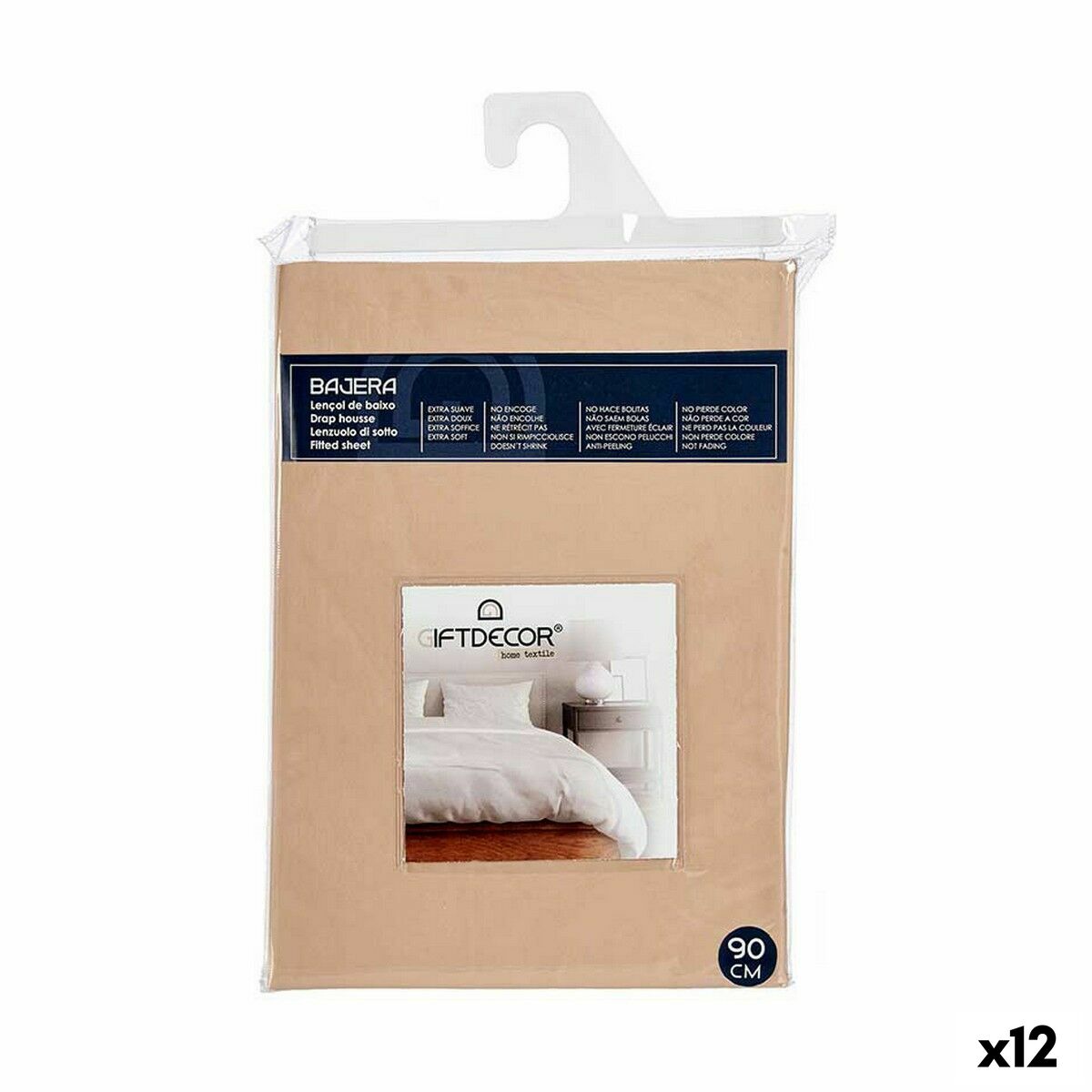 Underlakan Gift Decor Beige 90 cm (12 antal) - 3