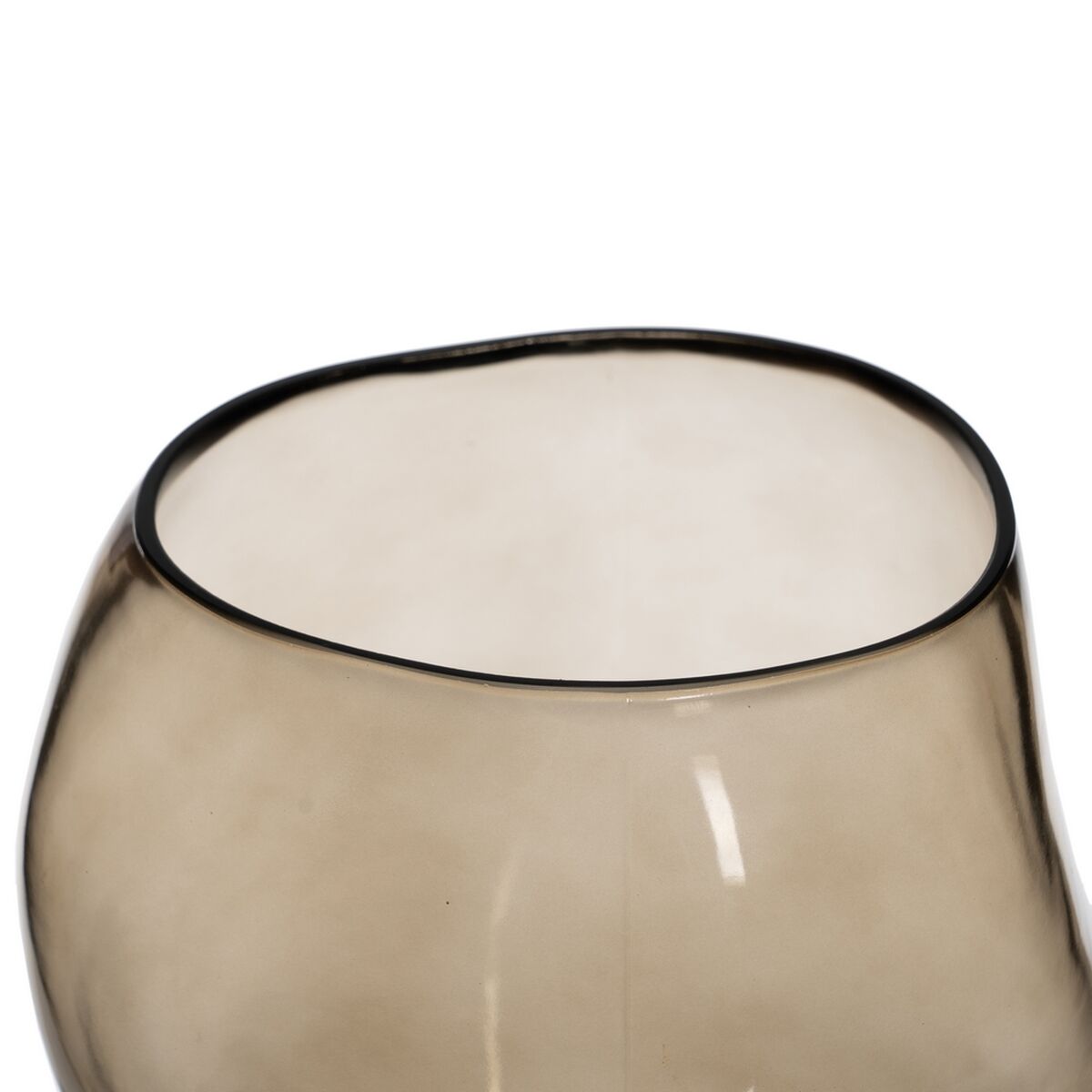 Vas Beige-brun (taupe) Glas 18,5 x 19,5 x 19,5 cm - 2
