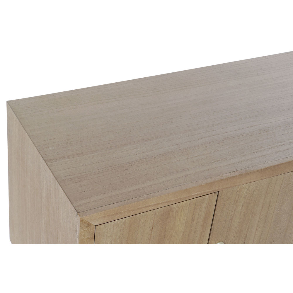 TV-möbler DKD Home Decor Grå Kräm Metall Paulowniaträ (90 x 34 x 66.5 cm) - 2