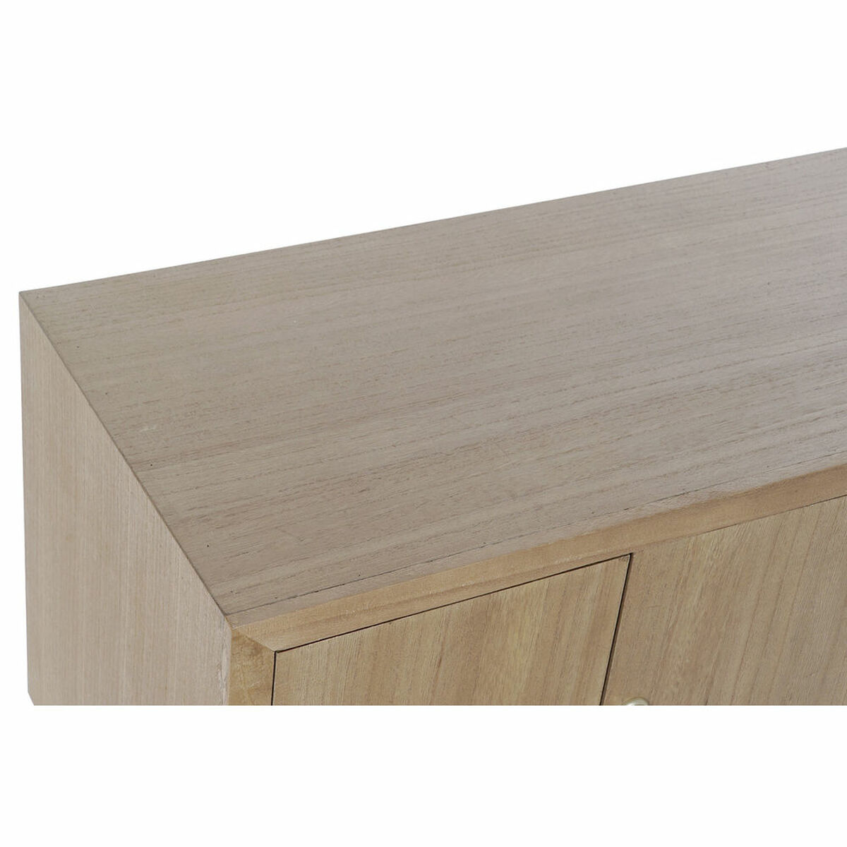 TV-möbler DKD Home Decor Grå Kräm Metall Paulowniaträ (90 x 34 x 66.5 cm) - 6
