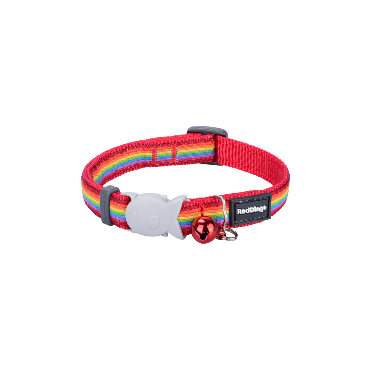 Hundhalsband Red Dingo STYLE RAINBOW 15 mm x 24-36 cm - 5