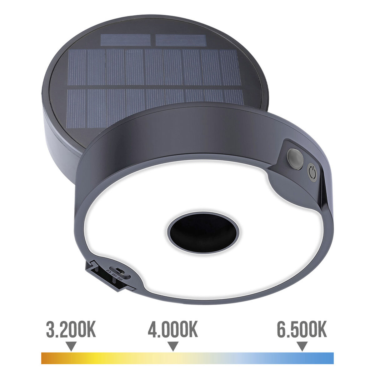 Vägglykta EDM 31820 Polykarbonater ABS 4 W 500 lm Solcellsdriven trädgårdspinne (3000 K) (4000 K) (6500 K) - 2