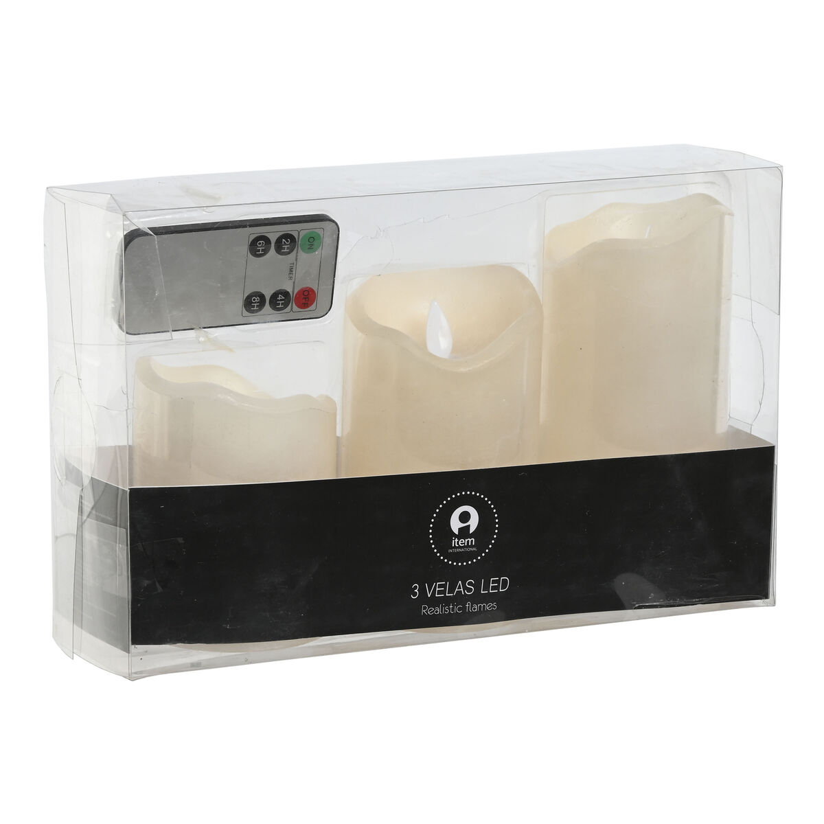 LED Ljus Home ESPRIT Beige 25 x 10 x 20 cm - 4