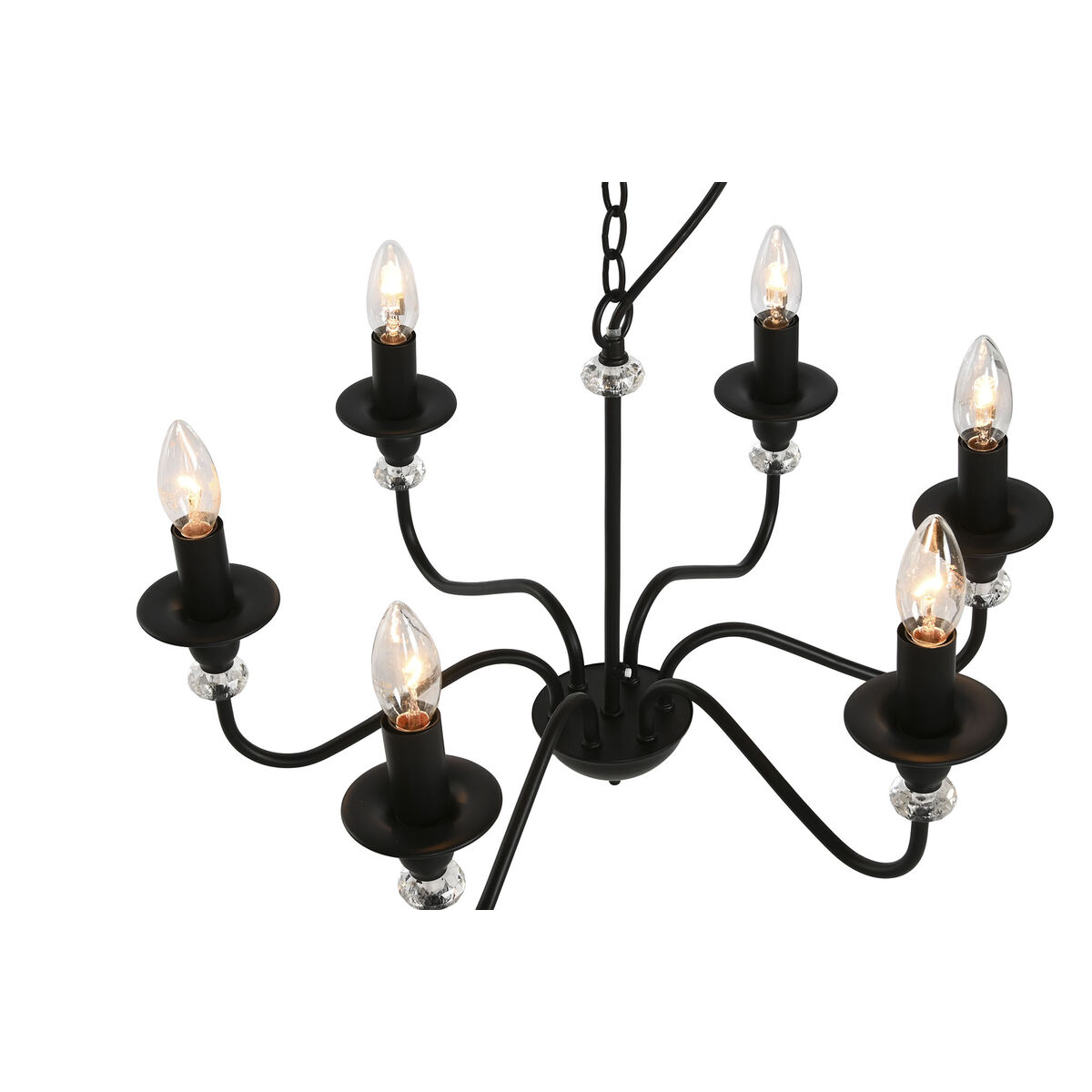 Taklampa Home ESPRIT Svart Metall 25 W 54 x 54 x 46 cm - 3