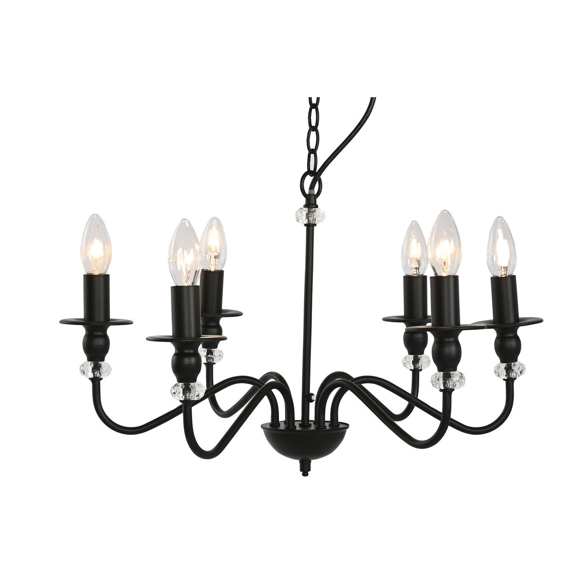 Taklampa Home ESPRIT Svart Metall 25 W 54 x 54 x 46 cm - 2