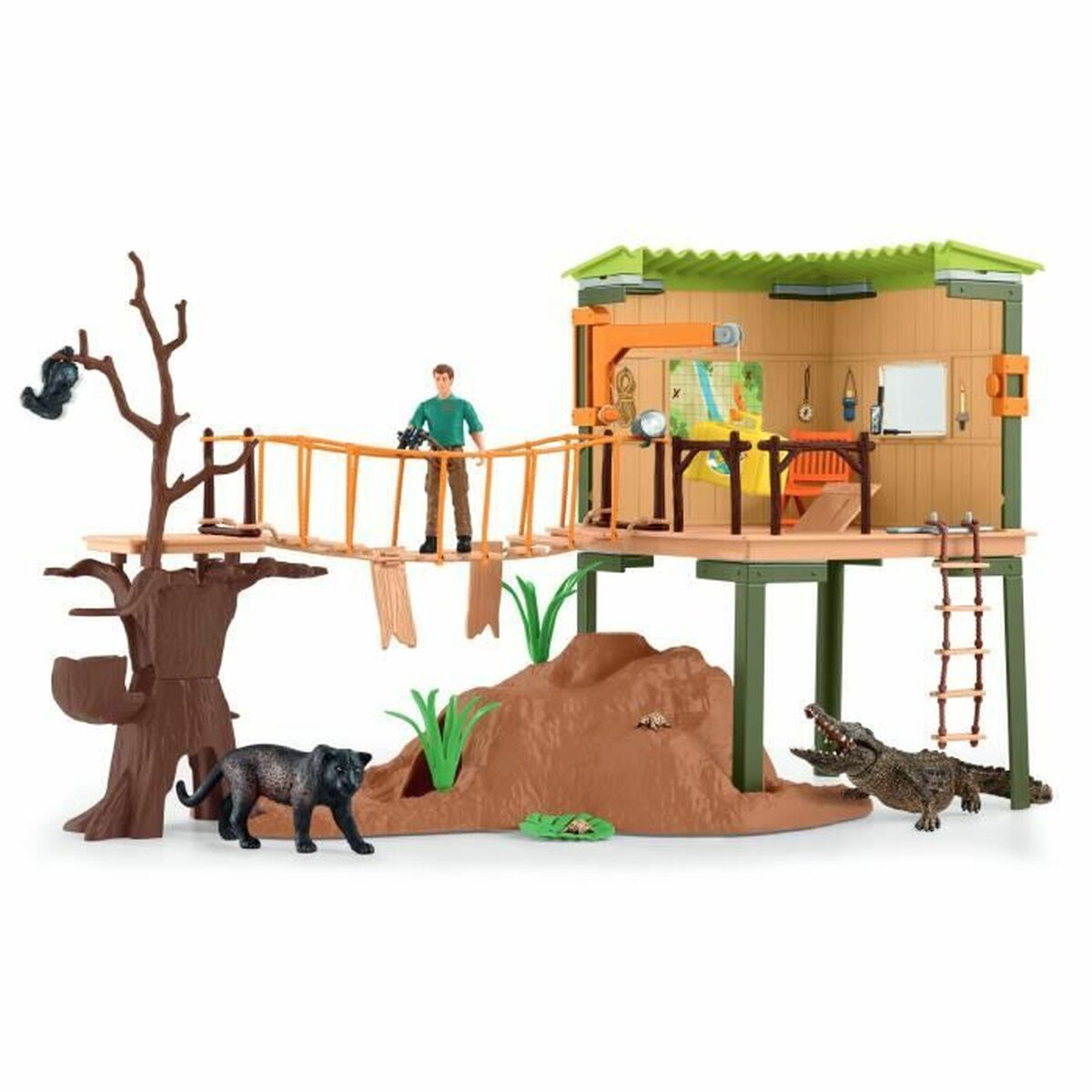 Playset Schleich Wild Adventure Station Set - 2