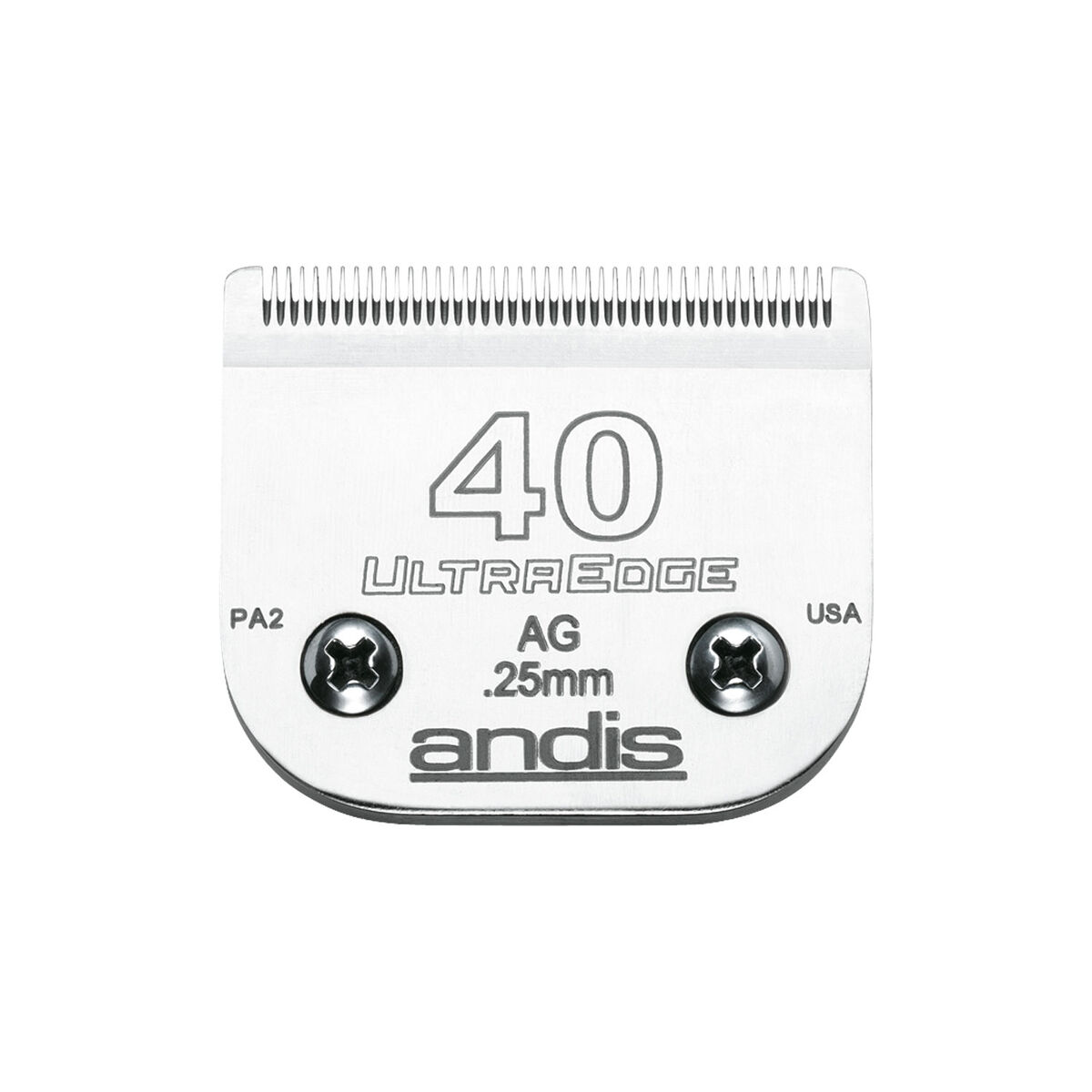 Rakblad Andis S-40 Stål Kromad 0,25 mm - 2