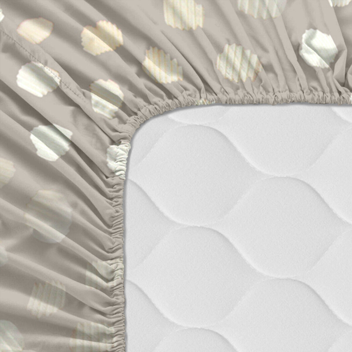 Inpassat underlakan HappyFriday Light Multicolour 140 x 200 x 32 cm - 10