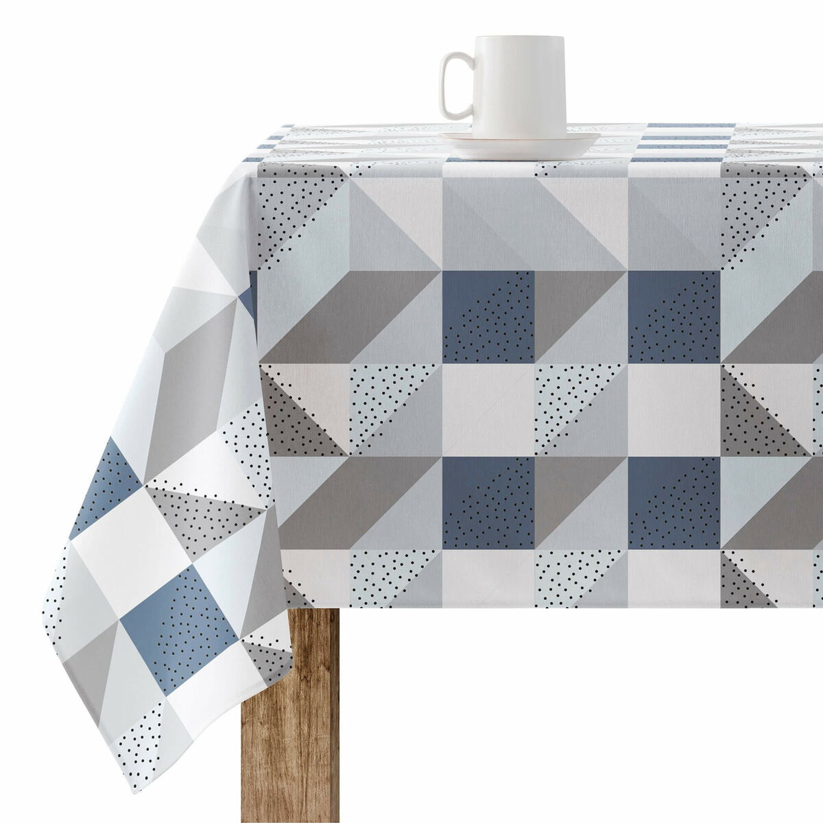 Fläckresistent bordsduk i harts Belum Ivet 124 Multicolour 150 x 150 cm - 2