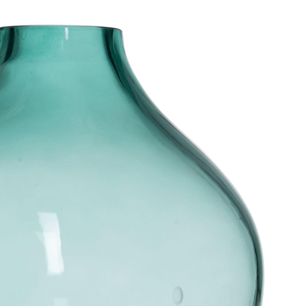 Vas Grön Glas 14,5 x 9,5 x 17 cm - 4