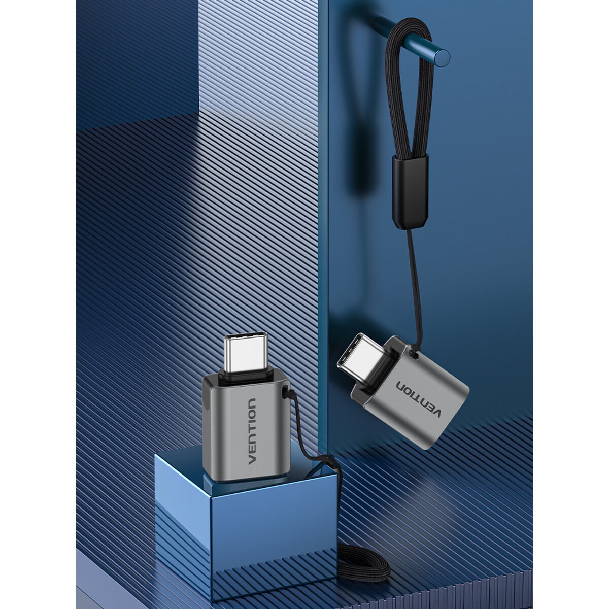 Adapter USB till USB-C Vention CDQH0 - 4