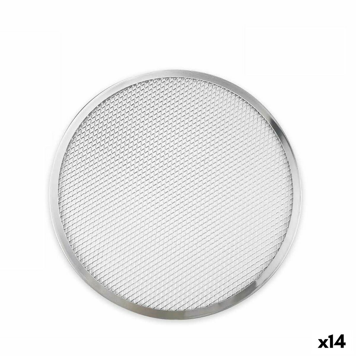 Ugnsplåt Quttin Ø 38 cm Silvrig Galler Aluminium (14 antal)