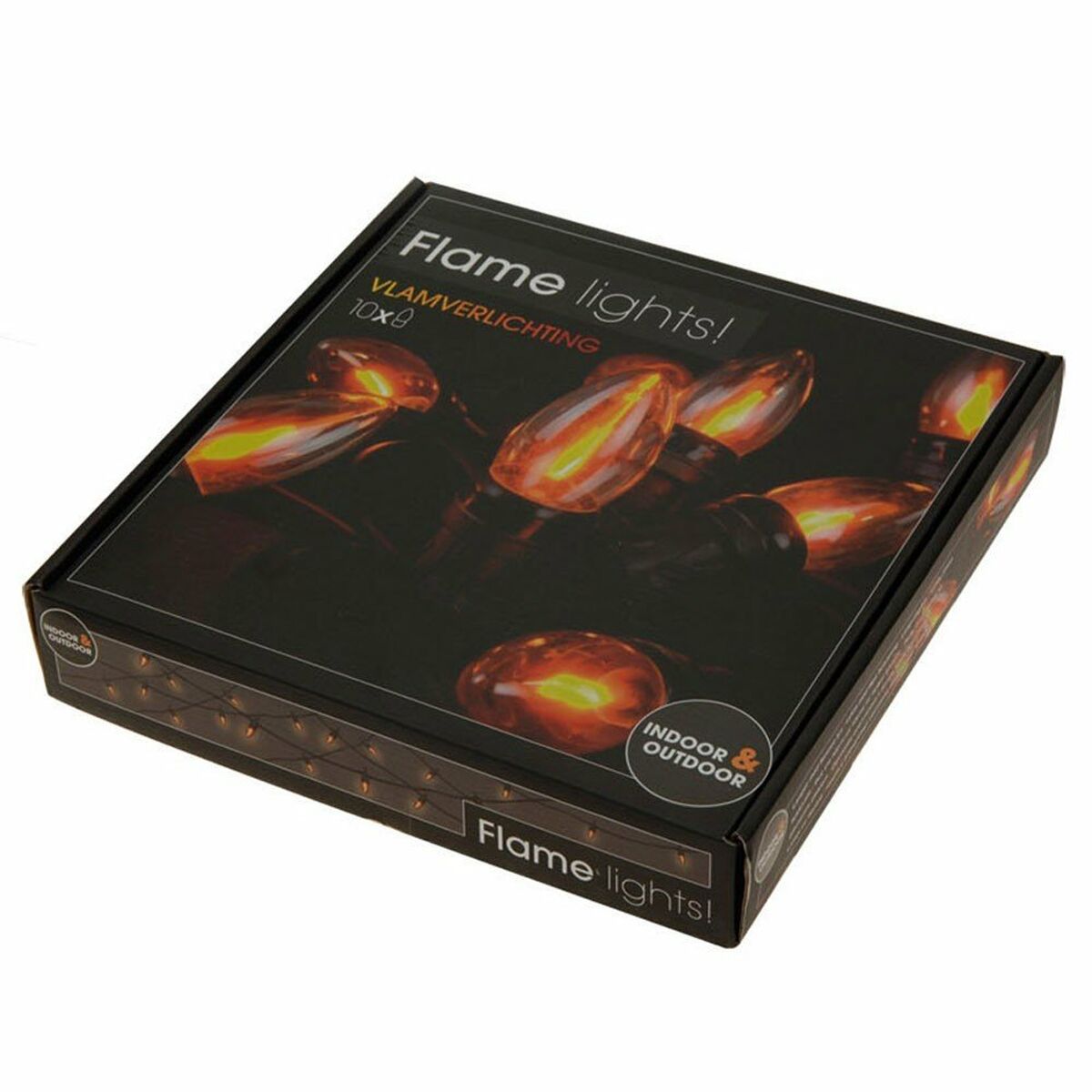 LED-krans Lifetime 5,1 m 1,5 m Svart Eldslågeeffekt - 8