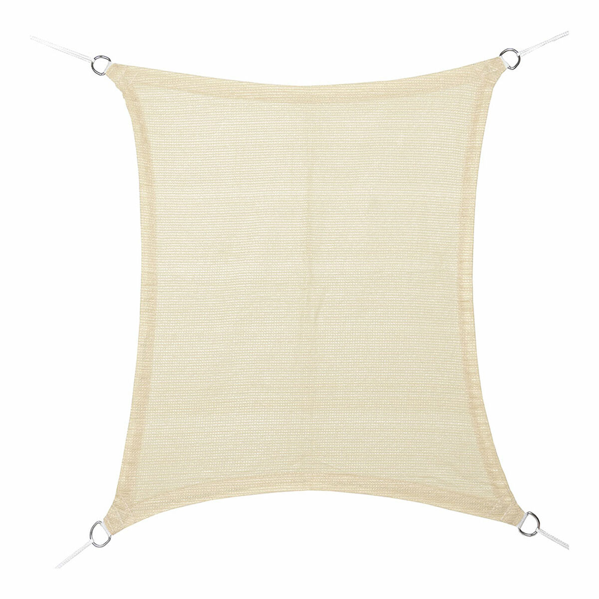 Rektangulär Segelformad Solmarkis Faura Beige 4 x 6 m Rektangulär