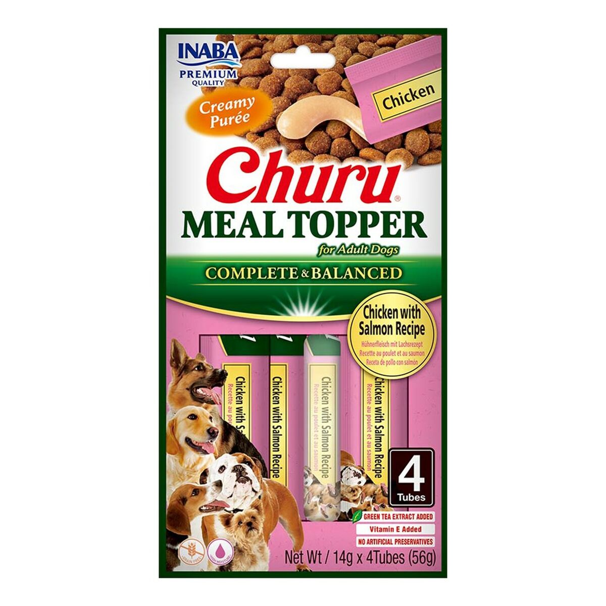 Hundgodis Inaba Churu Meal Topper Chicken with salmon Kyckling