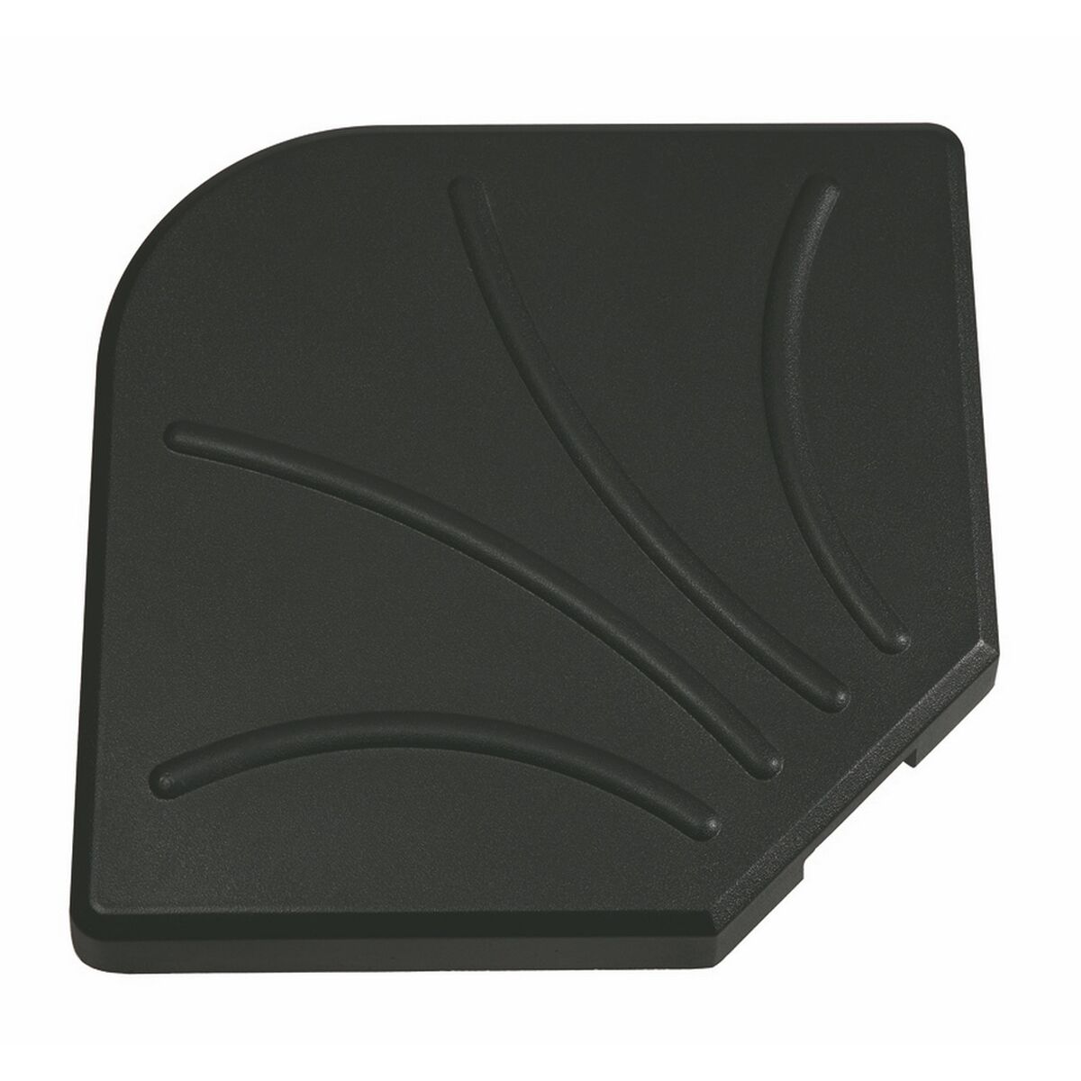 Parasollfot Svart Cement 47 x 47 x 5,5 cm