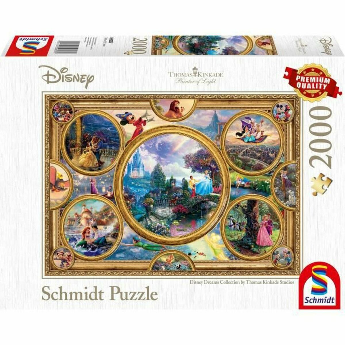 Pussel Schmidt Spiele Disney Dreams Collection 2000 Delar