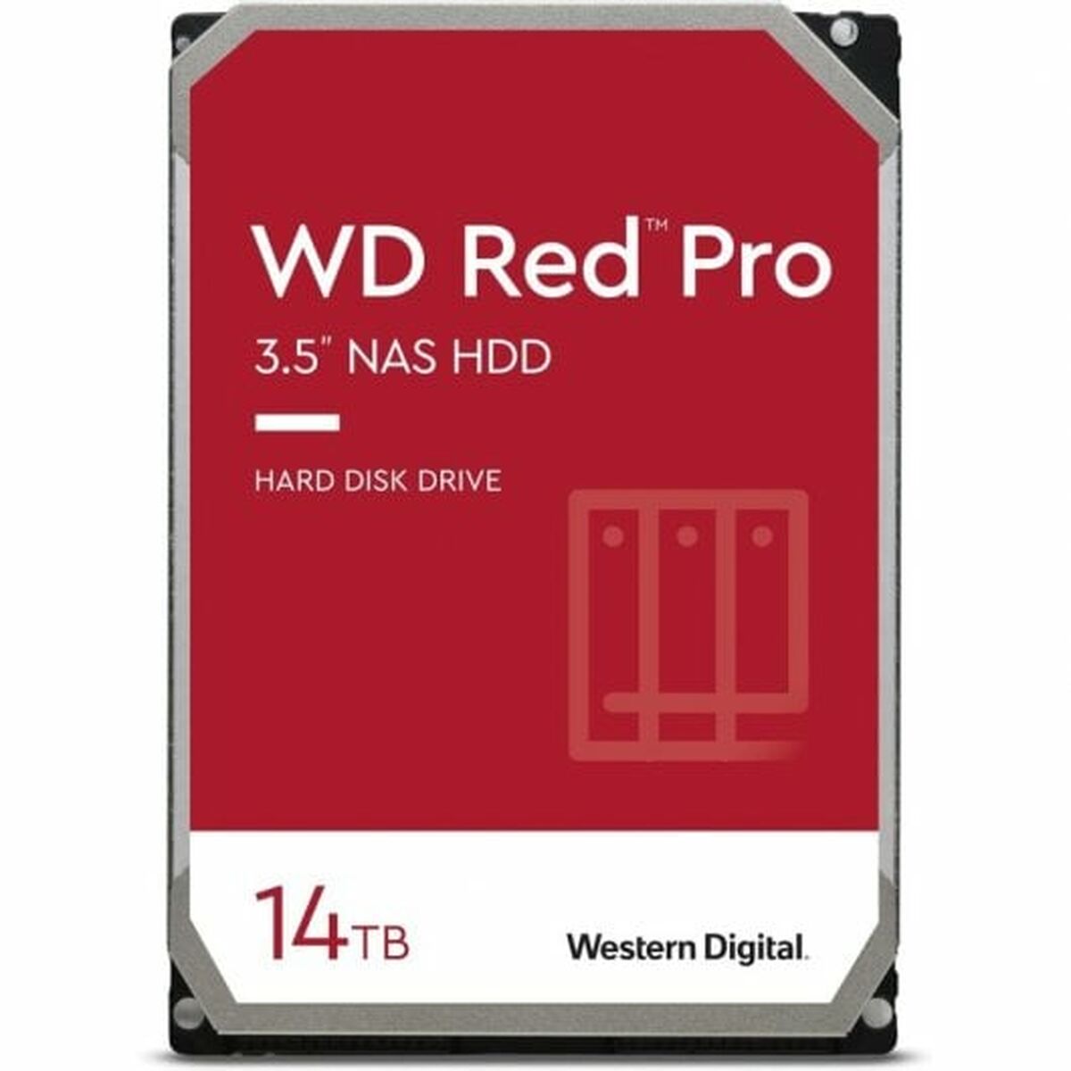Hårddisk Western Digital Red Pro WD142KFGX 3,5" 14 TB