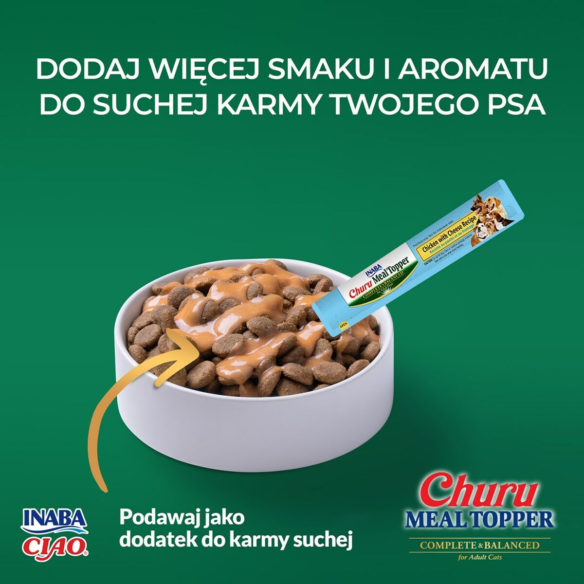 Hundgodis Inaba Churu Meal Topper Chicken with cheese Kyckling - 4