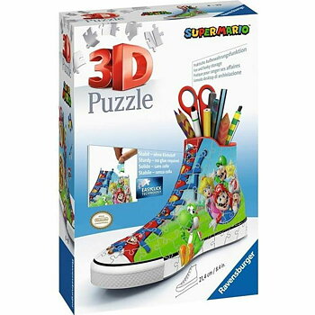 3D-pussel Ravensburger Sneaker Super Mario 108 Delar