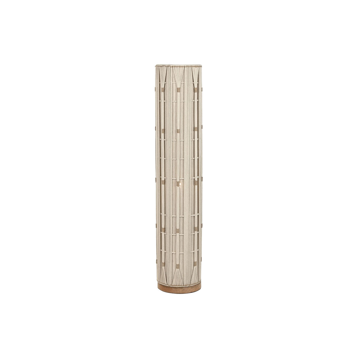 Golvlampa Home ESPRIT Brun Beige 50 W 220 V 25 x 25 x 125 cm