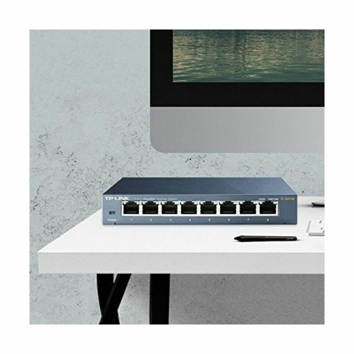 Skrivbords omkopplare TP-Link TL-SG108 8P Gigabit Auto MDIX - 3