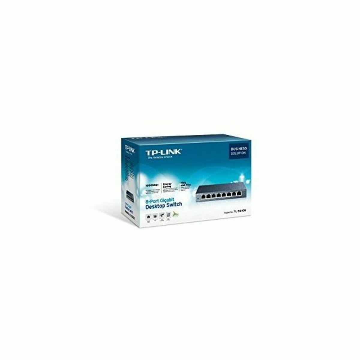 Skrivbords omkopplare TP-Link TL-SG108 8P Gigabit Auto MDIX - 2