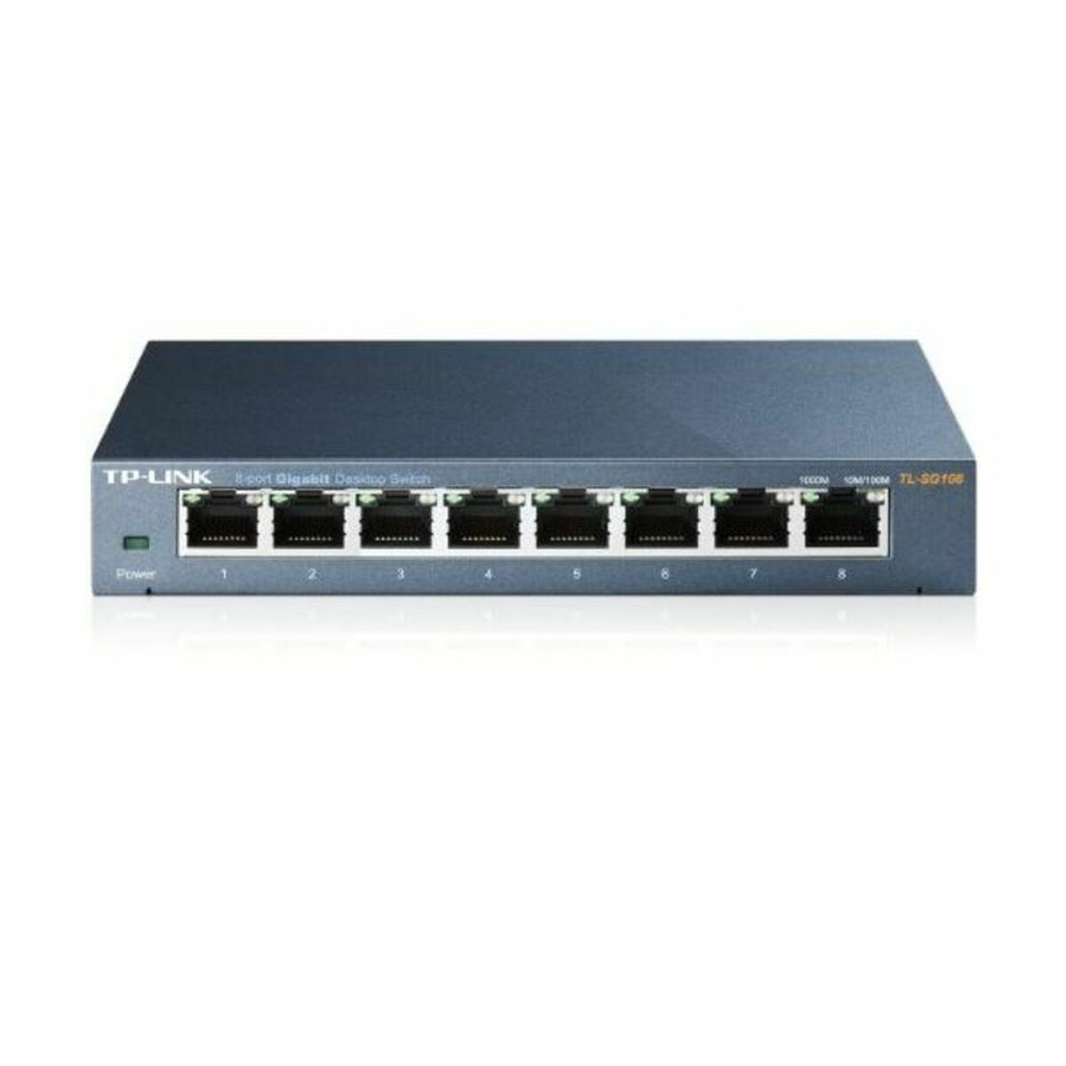 Skrivbords omkopplare TP-Link TL-SG108 8P Gigabit Auto MDIX - 6