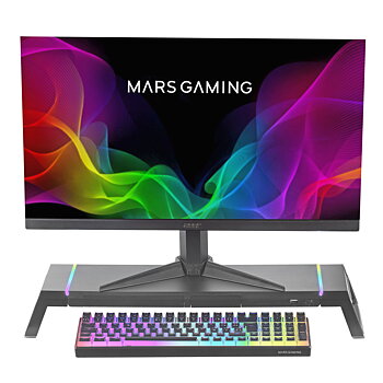 Bordfäste för Skärm Mars Gaming MGSONE Svart LED RGB (1 antal)