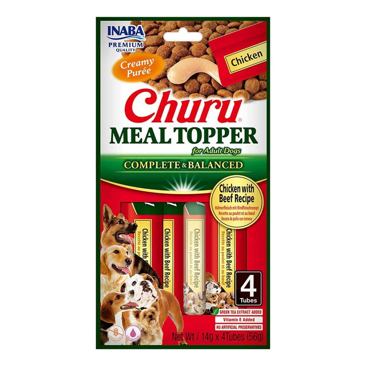 Hundgodis Inaba Churu Meal Topper Chicken with beef Kyckling