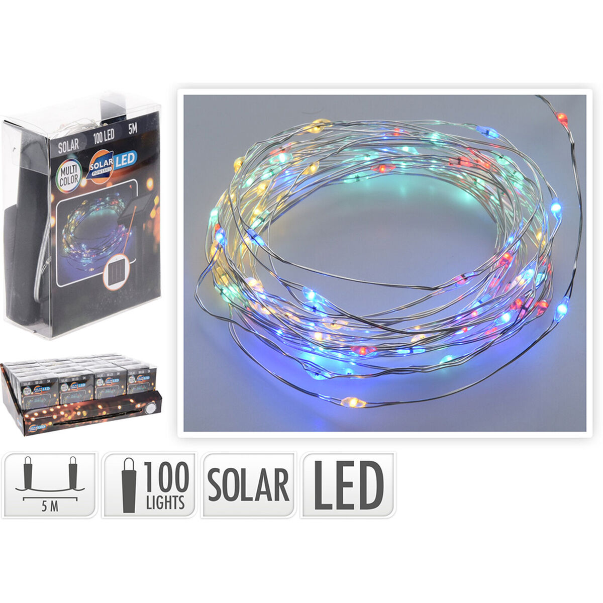 LED-krans Lifetime 7 m 2 m Multicolour Sol - 3