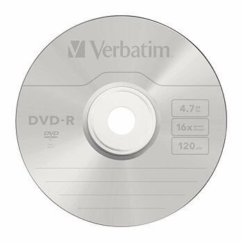 DVD-R Verbatim Matt Silver 100 antal 4,7 GB 16x