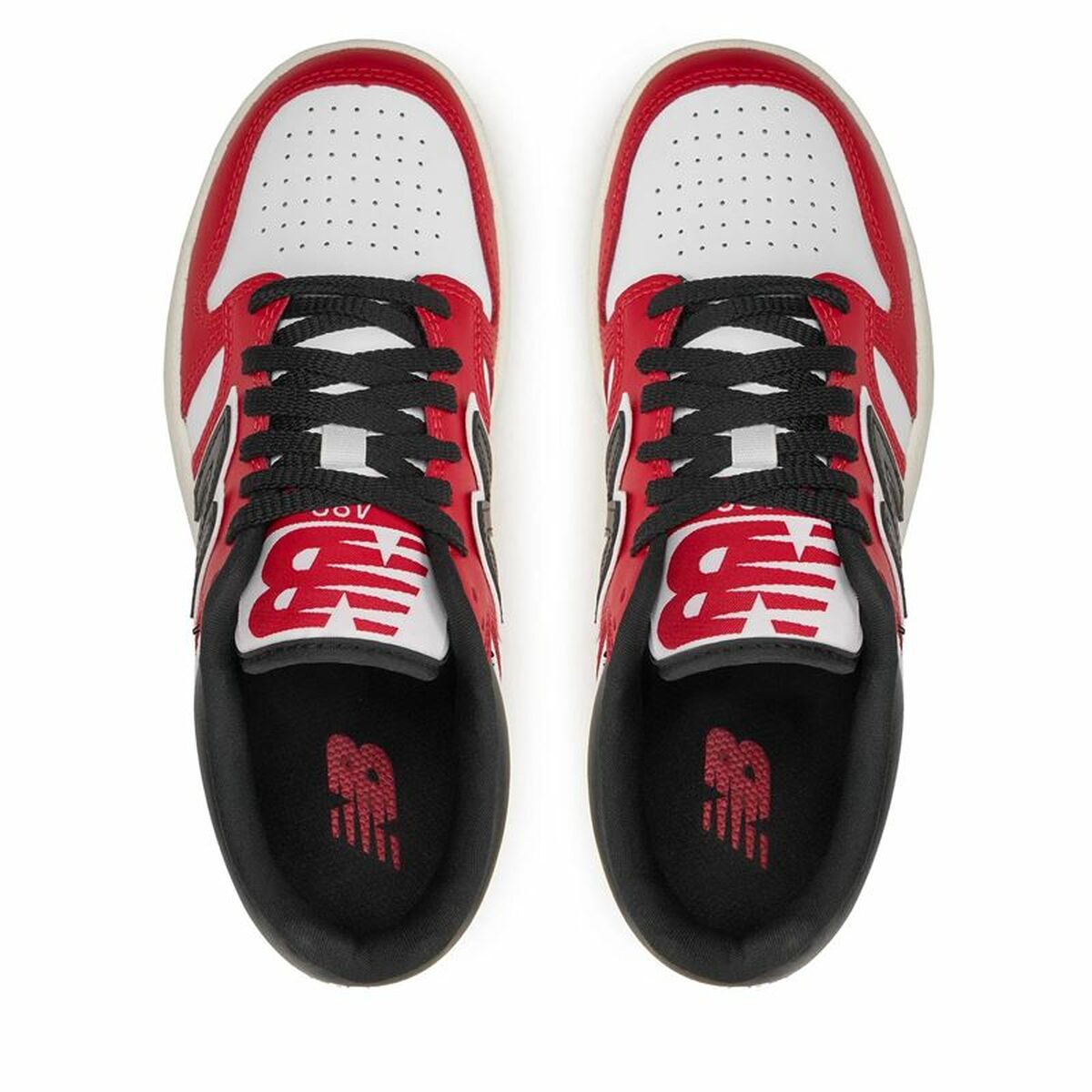 Sportskor för barn New Balance 480 Vit Röd - 3