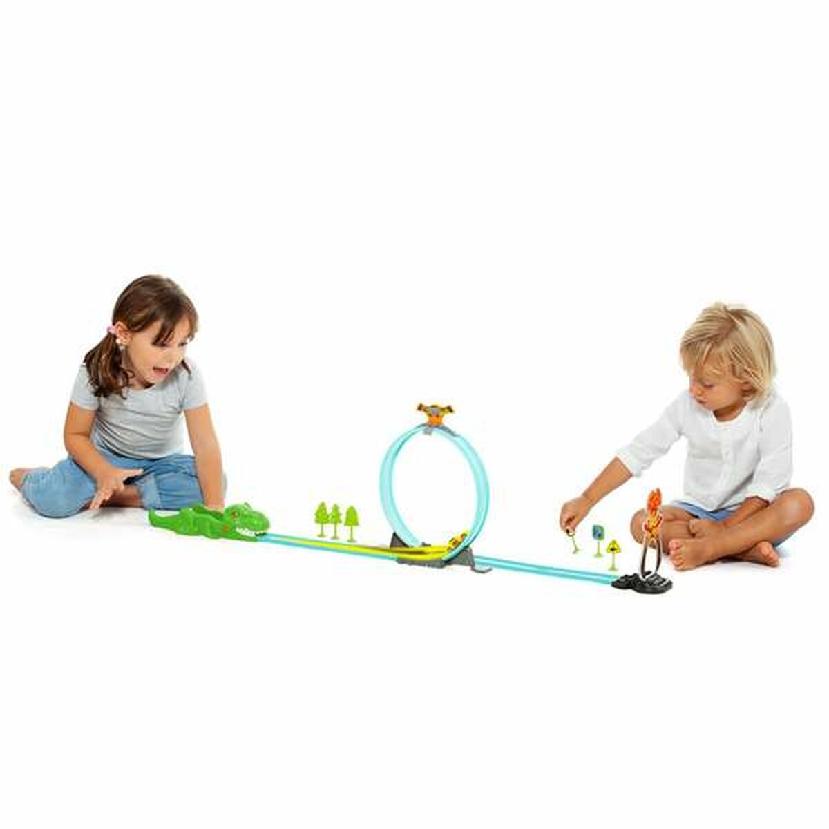 Racerbana Moltó 107 cm Dinosaurie 17 Delar - 7