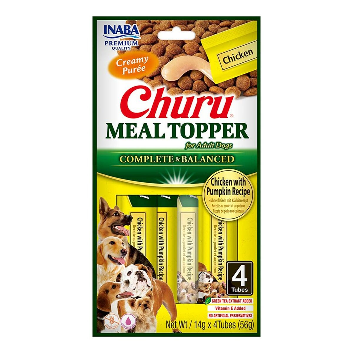 Hundgodis Inaba Churu Meal Topper Chicken with pumpkin Kyckling