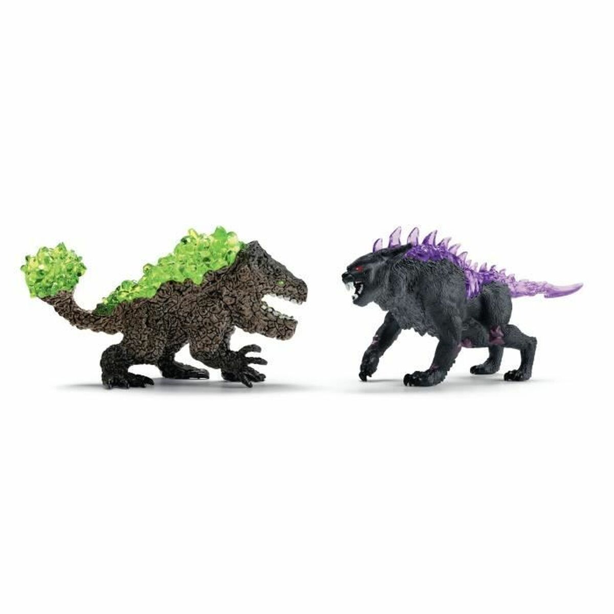 Actionfigurer Schleich Dark Lynx vs Stone Crusher Duo Figurines